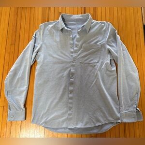 Lululemon Commission Long-Sleeve Shirt - Blue, Large